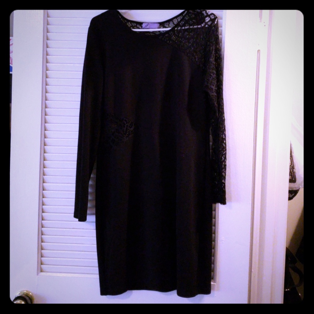 Black dress ...